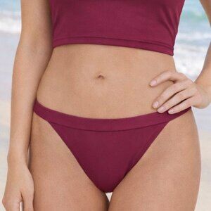 Andie Swim The Caicos Bottom Bikini Plum Size Med NEW Swimwear Beach